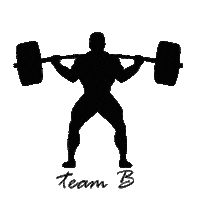 teamb fight bjj squat burpee Sticker