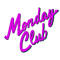 Monday Club Sticker by Mother Pop