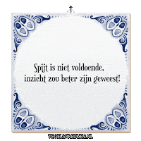 Wijsheid Reflectie Sticker by Tegelspreuken.nl