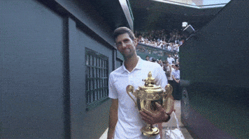 happy grand slam GIF by Wimbledon