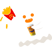 Fanta_korea halloween trick or treat mcdonalds fanta Sticker