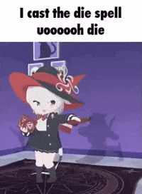 riceguy meme die spell blue archive GIF
