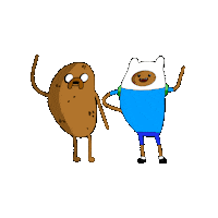 Finn El Humano Jake The Dog Sticker