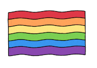 Pride Parade Love Sticker by Gwyneth Draws