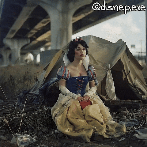 Sad Snow White GIF