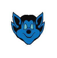 alvviant blue face monster blueface Sticker