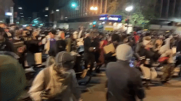 Protesters Break Into Dance During Oakland George Floyd Rally