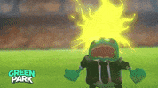 Super Saiyan Reaction GIF by GreenPark Sports