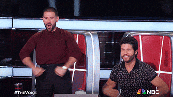 Happy Dan And Shay GIF by The Voice