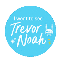 Trevor Noah Circle Sticker by Tayel Shahzad