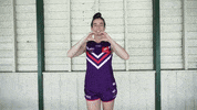 Heart Love GIF by Fremantle Dockers