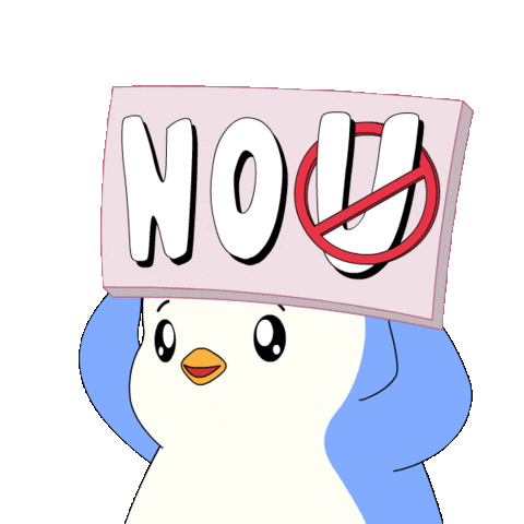 Penguin Reverse Sticker by Pudgy Penguins