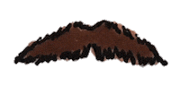 mustache richard Sticker by Pretty Whiskey / Alex Sautter
