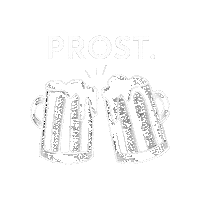 Bier Anstossen Sticker by Die Teigmacher