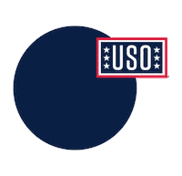 Air Force Army Sticker by USO