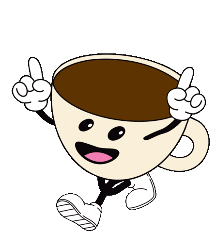 Pink Coffee Sticker by The Yeah Blend