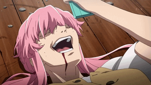 mirai nikki gasai yuno GIF