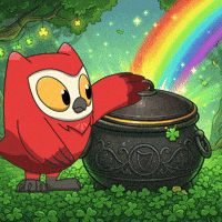 St Patricks Day Rainbow GIF by birb