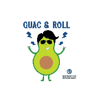 Waterfront_Market shopping weekend fish watermelon Sticker