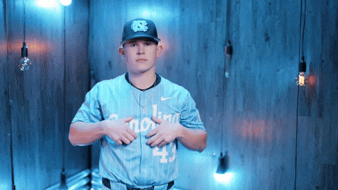 University Of North Carolina Baseball GIF by UNC Tar Heels