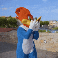 Woody Woodpecker Kiss GIF by PortAventuraWorld