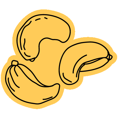 Ingredients Cashew Sticker by milli
