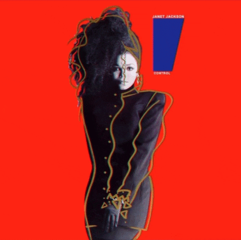Black And White 1980S GIF by Janet Jackson