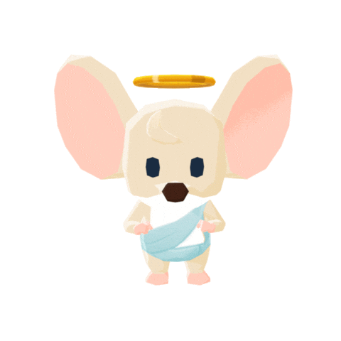 Angel Mouse Sticker