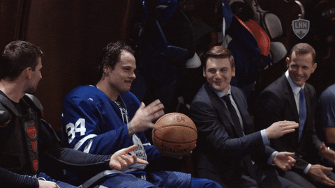 Auston Matthews Basketball GIF by Toronto Maple Leafs