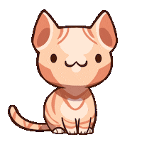Tired Cat Sticker by Mino Games