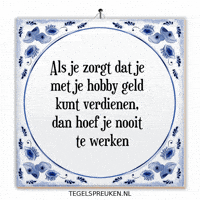 Wijsheid Geluk GIF by Tegelspreuken.nl