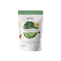 Notchie food red green vegan Sticker