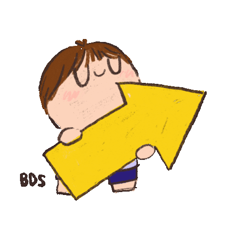 dingsleepy arrow point dingsleepy Sticker