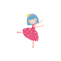 Princess Dancing Sticker by babauba