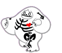Heart Halloween Sticker by Abominable Toys