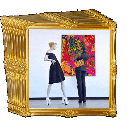kentstetson art frame fine art art gallery Sticker
