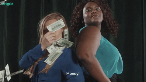 Pay Day Money GIF by Artlist