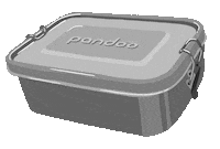 Bento Box Vegan Sticker by pandoo