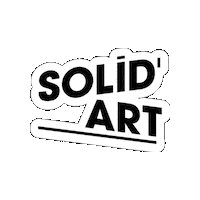 Solid_Art art salons artcontemporain solidart Sticker