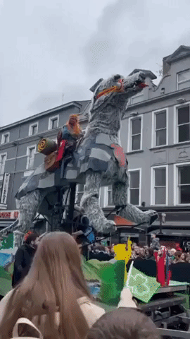 Creative Floats Parade Through Belfast for St Patrick's Day
