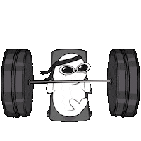 Work Out Fun Sticker by Sappy Seals Community