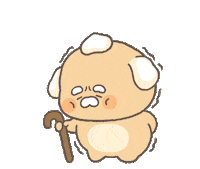 Tired Dog Sticker by Kcomics