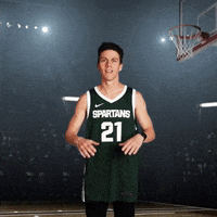 Go Green March Madness GIF by Basketball Madness