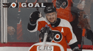 Happy Philadelphia Flyers GIF by NHL