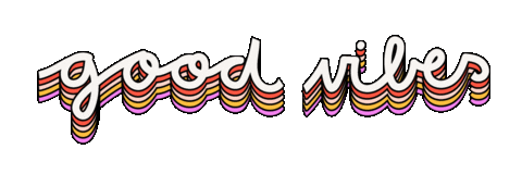 happy good vibes Sticker by Muchable