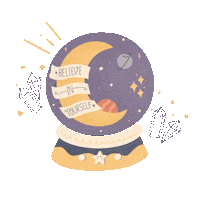 Self Love Crystall Ball Sticker