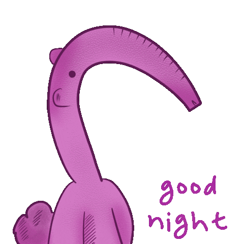 Sleepy Good Night Sticker