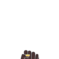 Bartenders Fist Up Sticker by The Blend World
