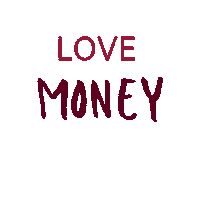MissSmarthead love money shopping business Sticker