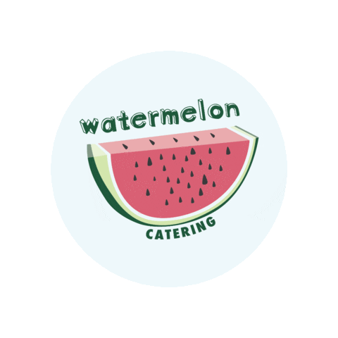 WatermelonCatering giphyupload watermelon watermeloncatering watermelon catering Sticker